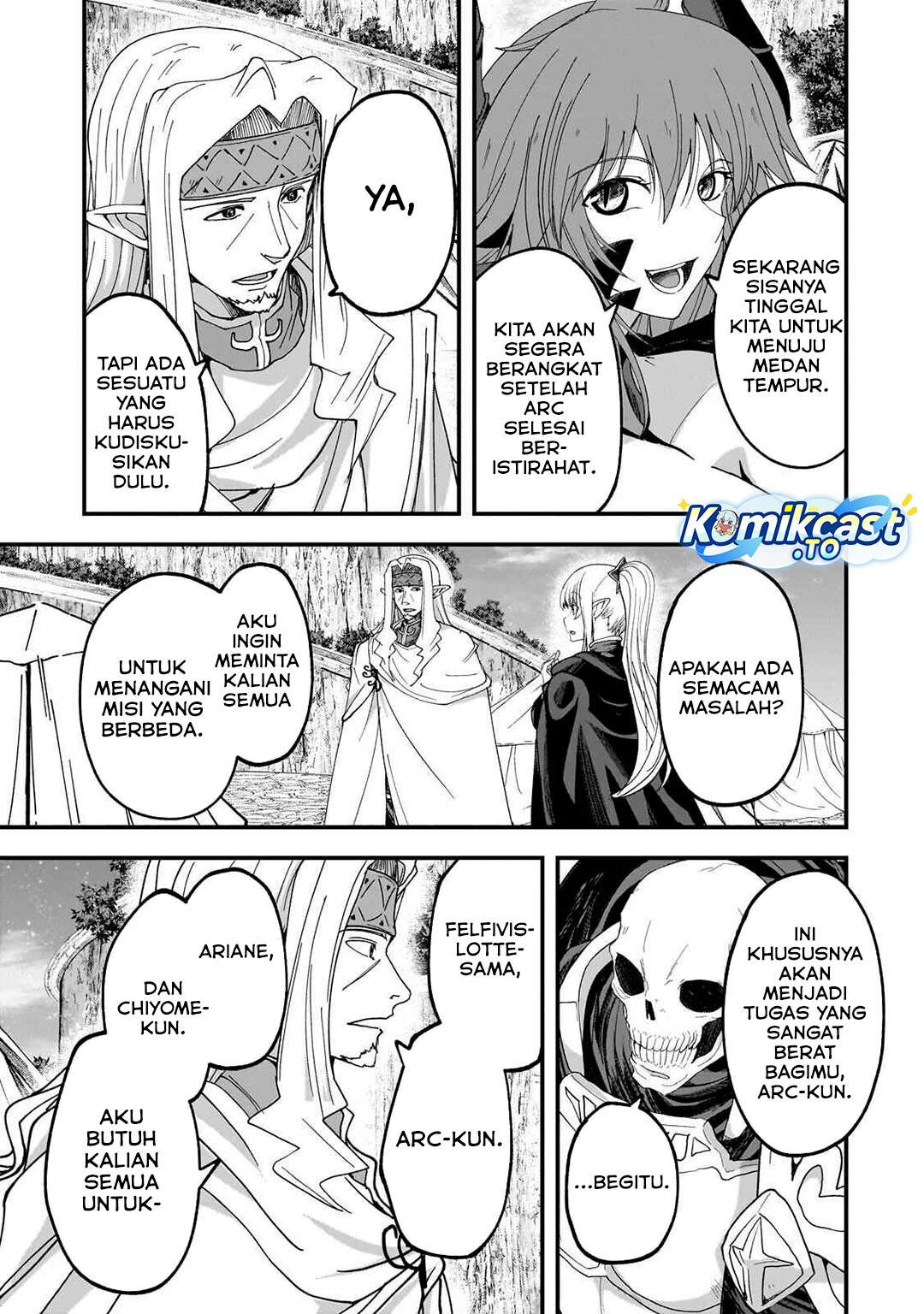 Gaikotsu Kishi-sama Tadaima Isekai e o Dekake-chuu Chapter 69.2