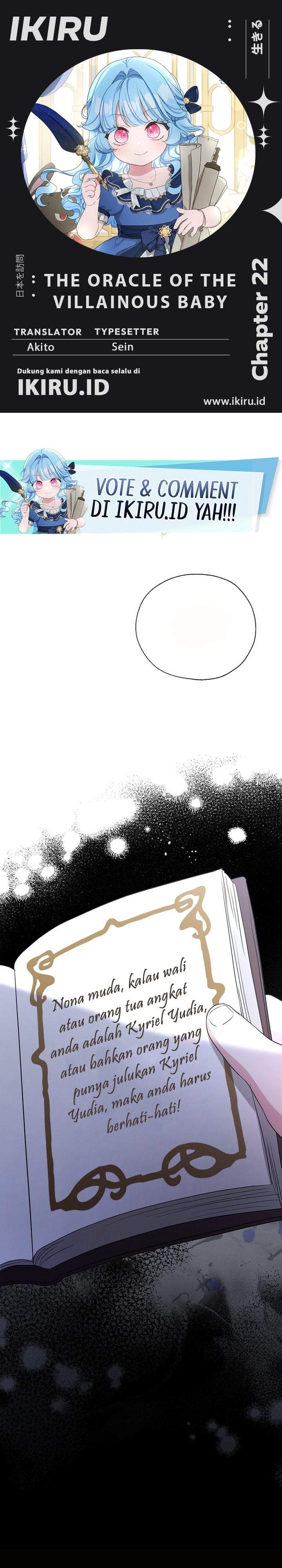 The Oracle of the Villainous Baby Chapter 22