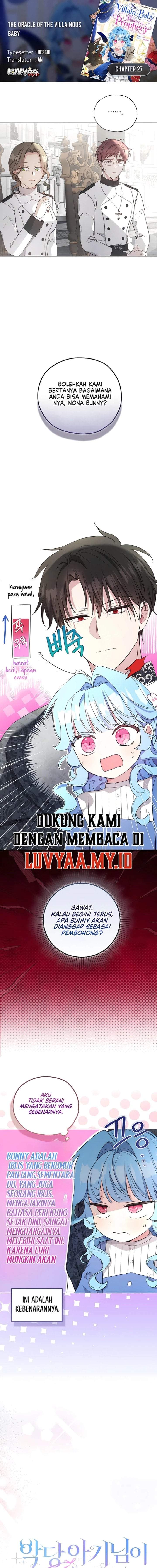 The Oracle of the Villainous Baby Chapter 27