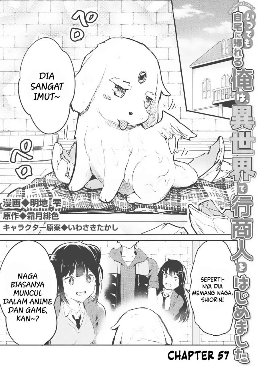 Itsudemo Jitaku Ni Kaerareru Ore Wa, Isekai De Gyoushounin O Hajimemashita Chapter 57