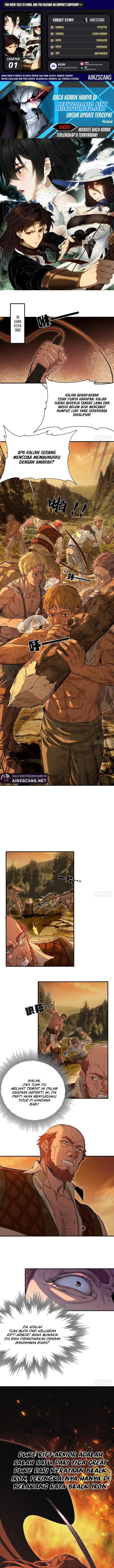 They Told You to Farm, and You Became an Emperor? Chapter 1
