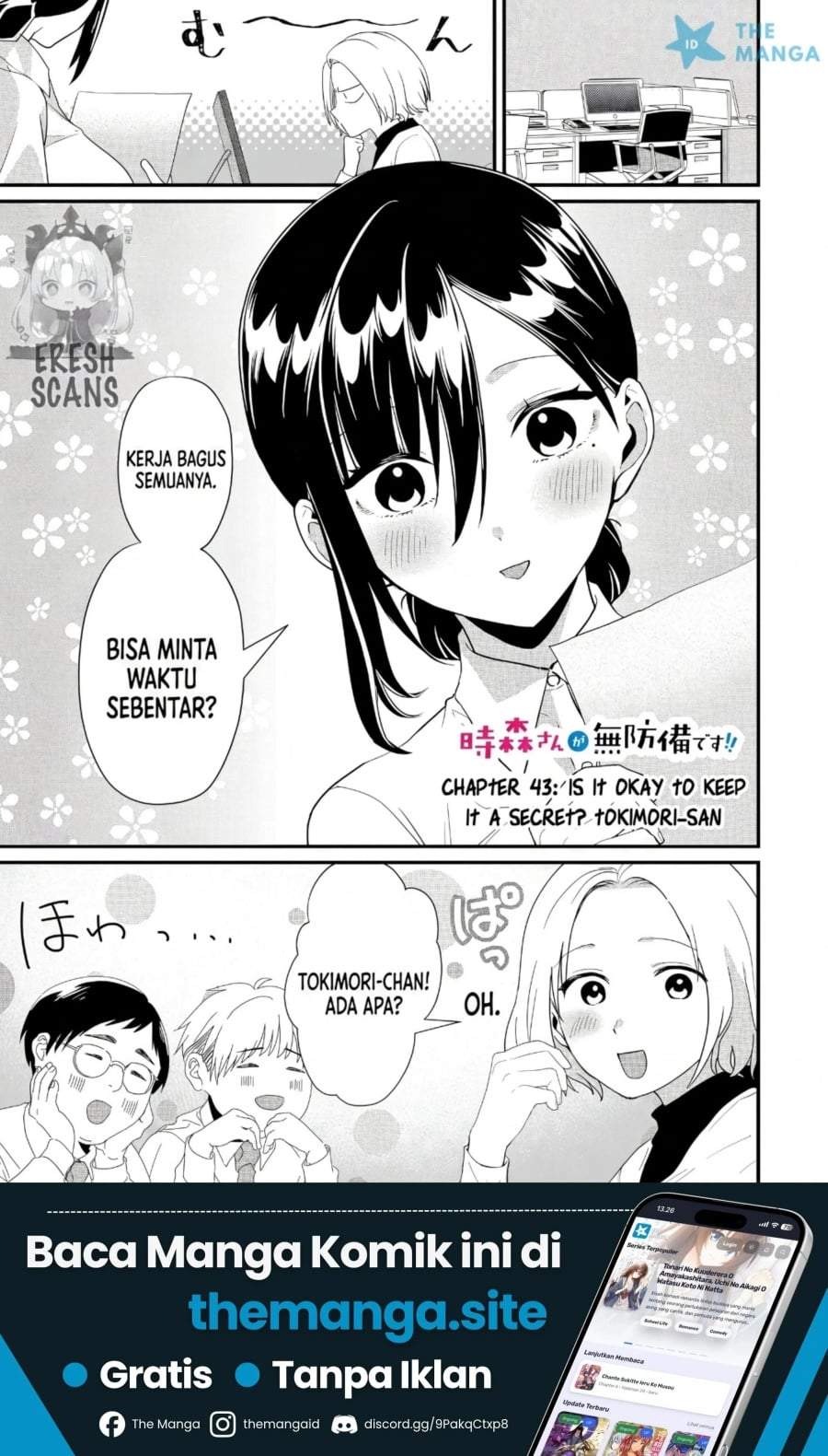 Tokimori-san ga Muboubi desu!! Chapter 43