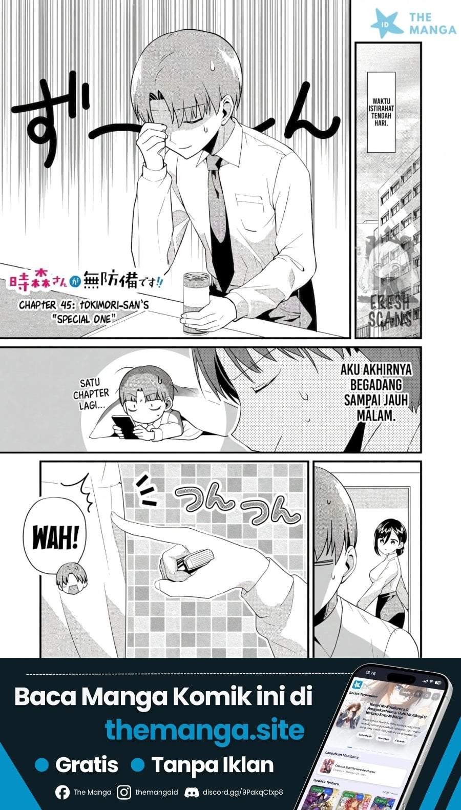 Tokimori-san ga Muboubi desu!! Chapter 45