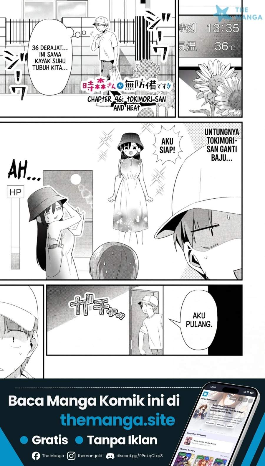 Tokimori-san ga Muboubi desu!! Chapter 46