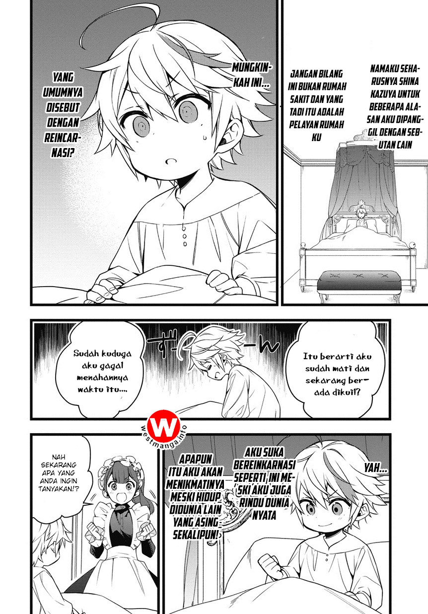 Tensei Kizoku no Isekai Boukenroku ~Jichou wo Shiranai Kamigami no Shito~ Chapter 1.1