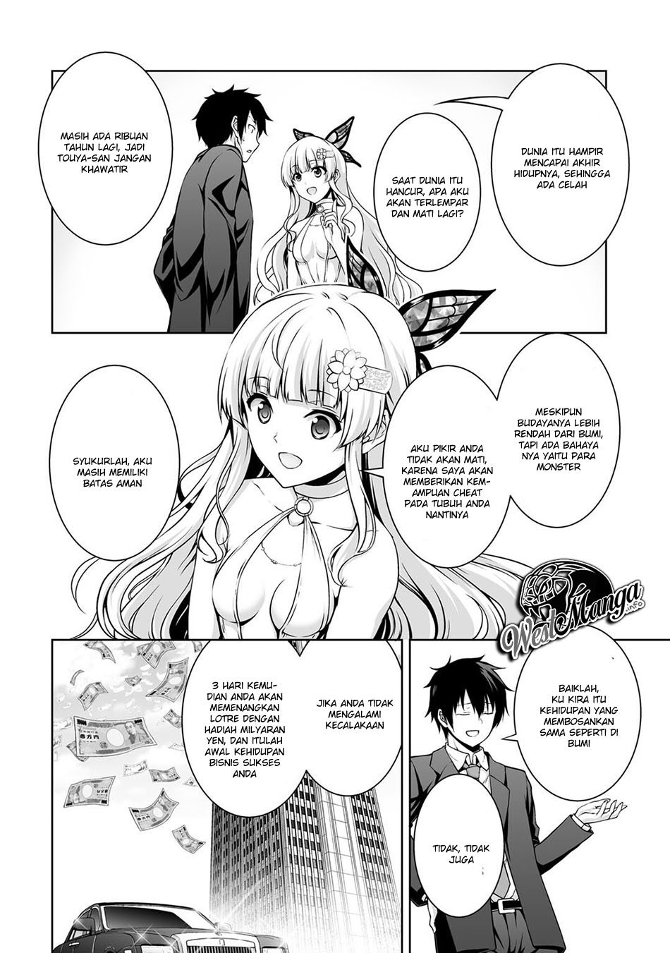 Kami No Techigai De Shindara Zumi De Isekai Ni Hourikomare Mashita Chapter 1