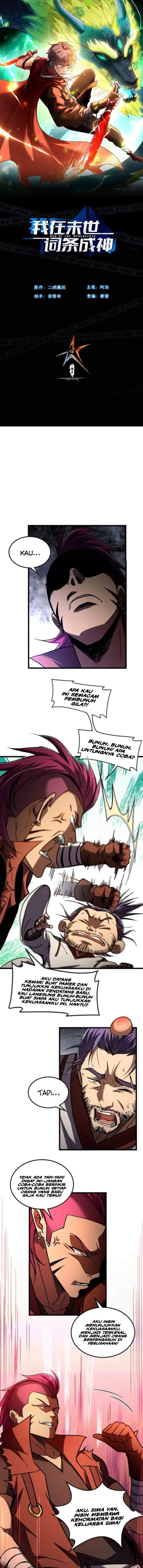 Becoming a God in Apocalypse Glossary Chapter 43
