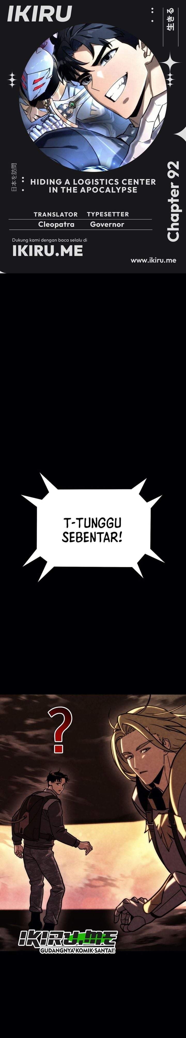 Hiding a Logistics Center in the Apocalypse Chapter 92