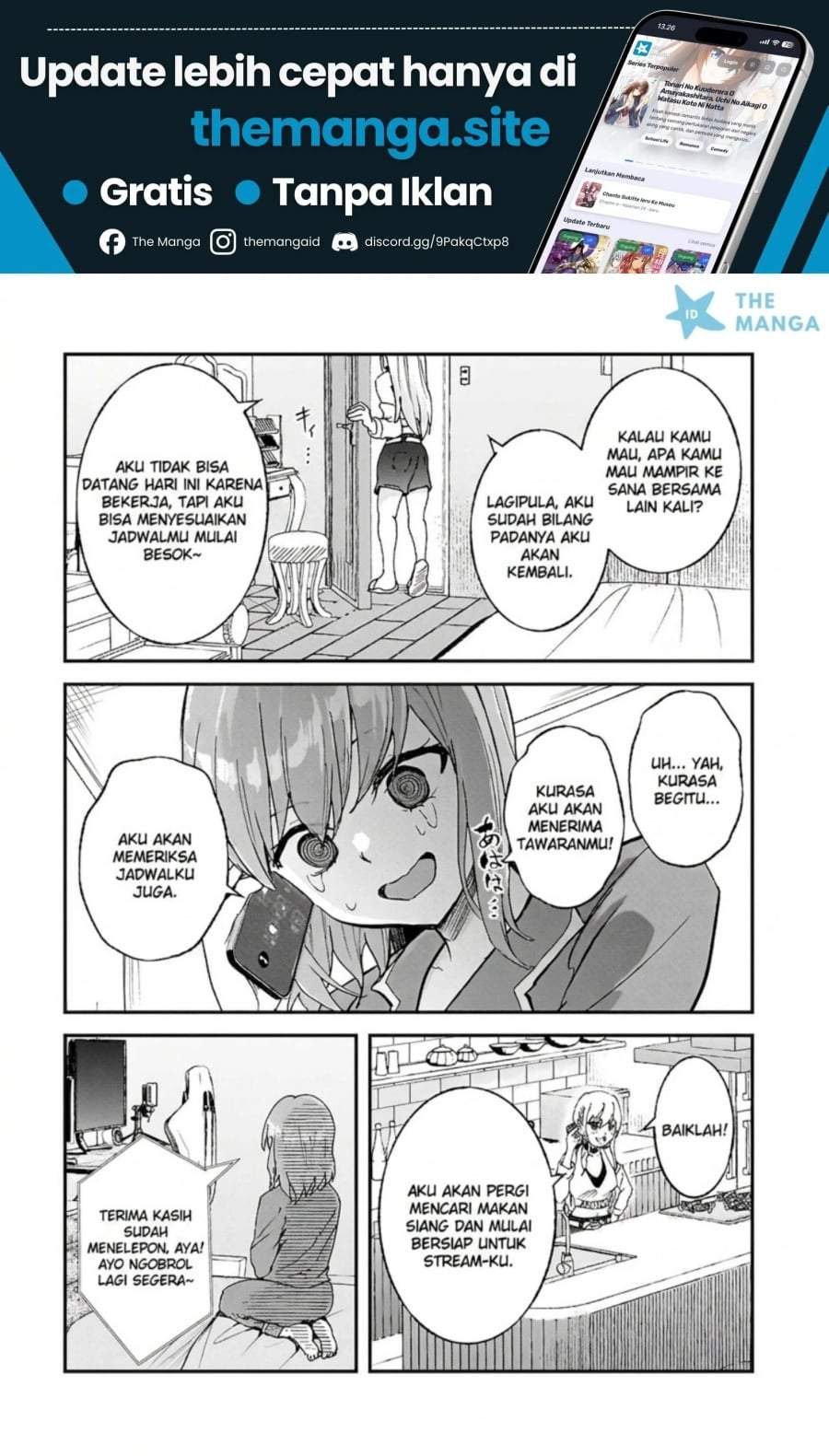 Aorikei Game Haishinsha (20-sai), Haishin no Kiri Wasure ni Yori Ii Hito Bare Suru. Chapter 11