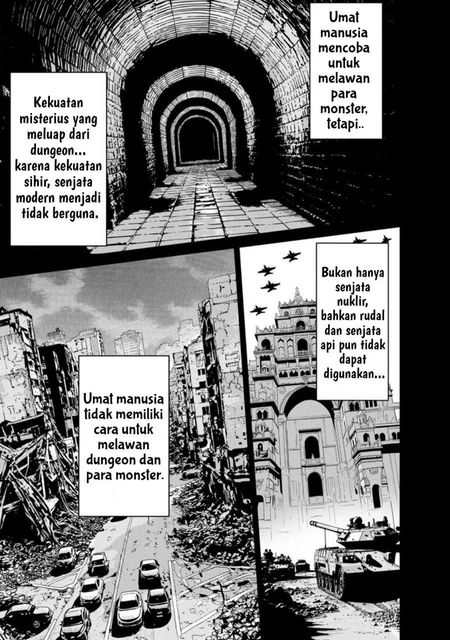 Dungeon de Tatakai Tsudzukette 20-nen no Doutei Yuusha, Chijou ni Modottara Danjouhi 1:1000 no Sekai Datta Chapter 2