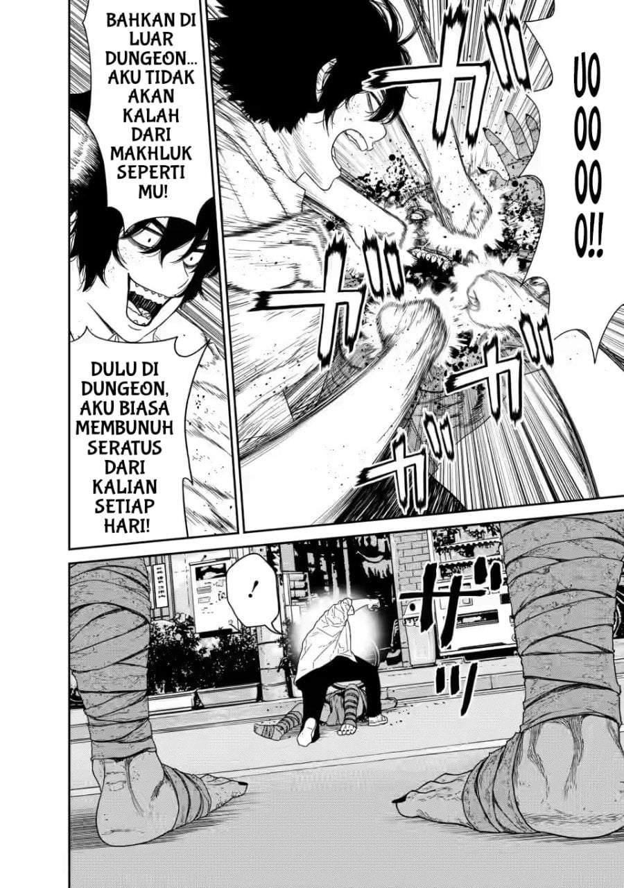 Dungeon de Tatakai Tsudzukette 20-nen no Doutei Yuusha, Chijou ni Modottara Danjouhi 1:1000 no Sekai Datta Chapter 3.3