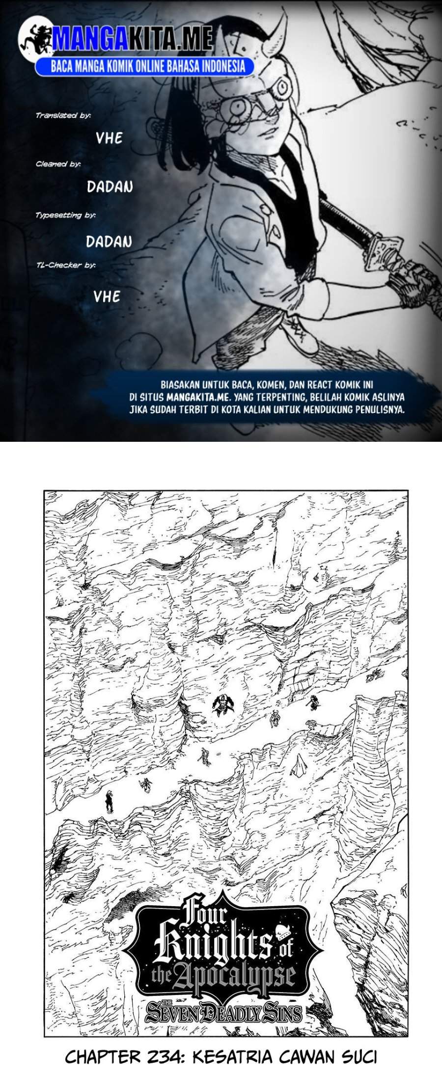 Mokushiroku no Yonkishi Chapter 234
