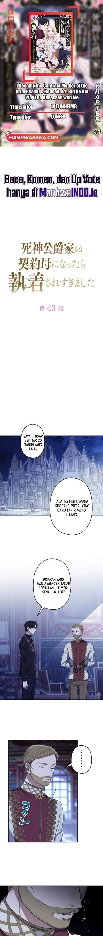 I Became the Contract Mother of the Grim Reaper Duke’s Family and They Became Obsessed With Me Chapter 43