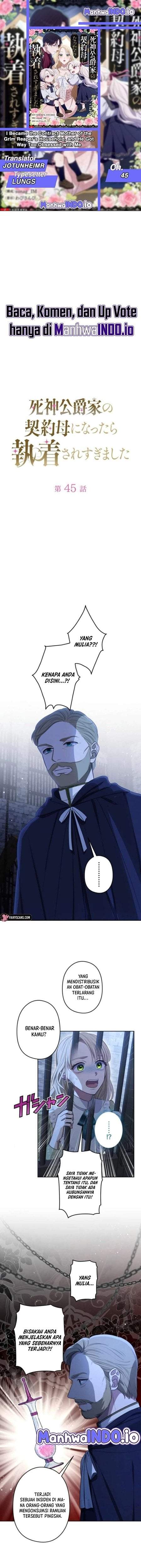 I Became the Contract Mother of the Grim Reaper Duke’s Family and They Became Obsessed With Me Chapter 45
