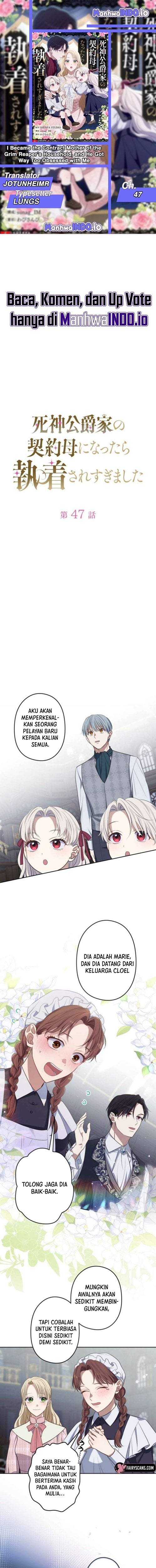 I Became the Contract Mother of the Grim Reaper Duke’s Family and They Became Obsessed With Me Chapter 47