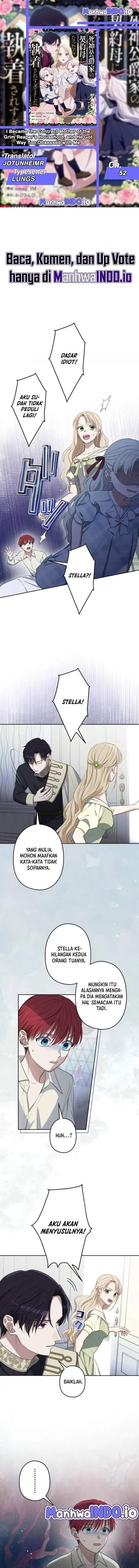I Became the Contract Mother of the Grim Reaper Duke’s Family and They Became Obsessed With Me Chapter 52