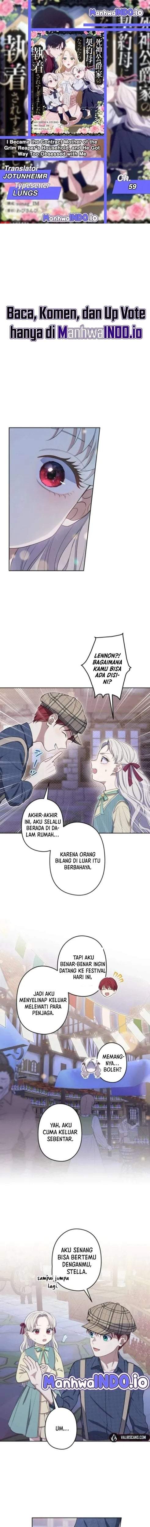 I Became the Contract Mother of the Grim Reaper Duke’s Family and They Became Obsessed With Me Chapter 59