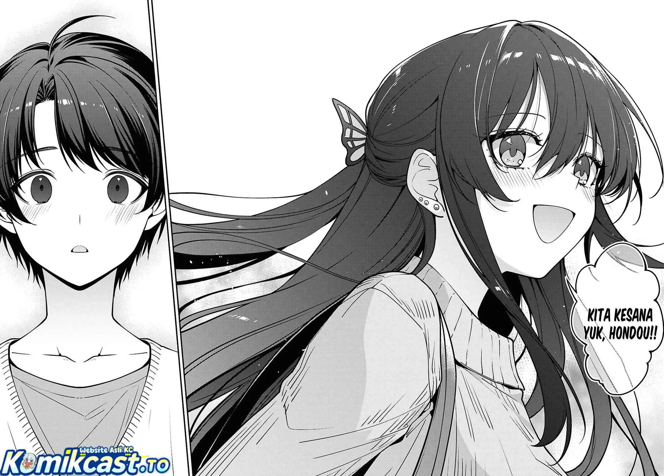 Tonari no Seki no Yankee Shimizu-san ga Kami o Kuroku Sometekita Chapter 20