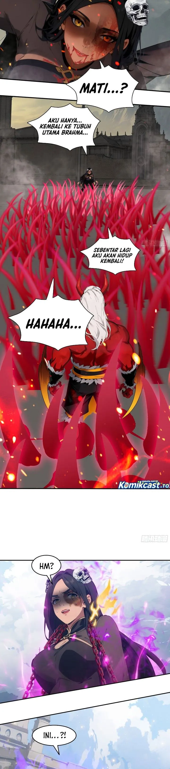 The Evil God Descends, I Own Great Hell Chapter 117