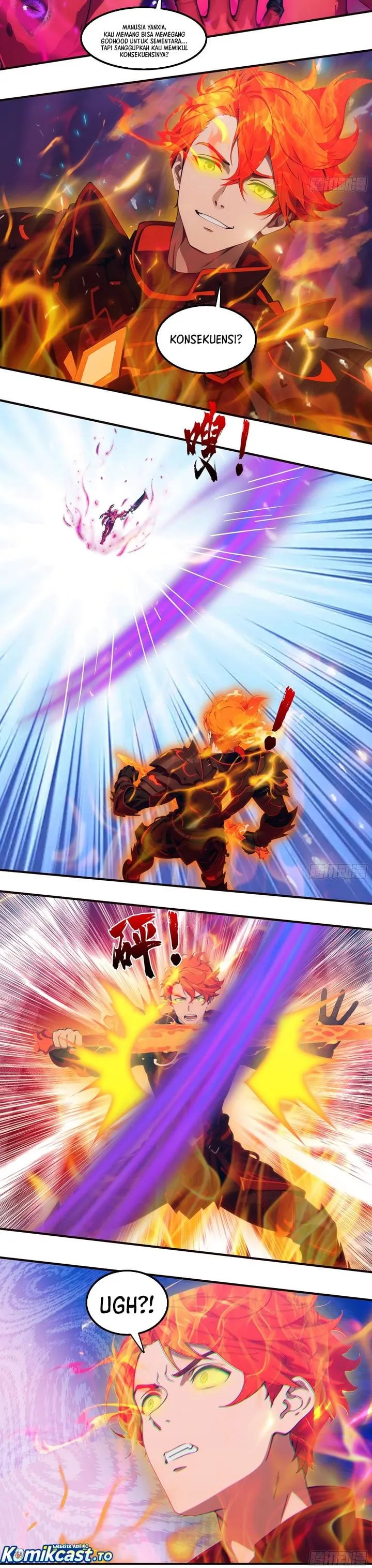The Evil God Descends, I Own Great Hell Chapter 119