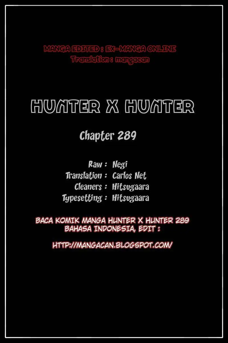 Hunter x Hunter Chapter 288