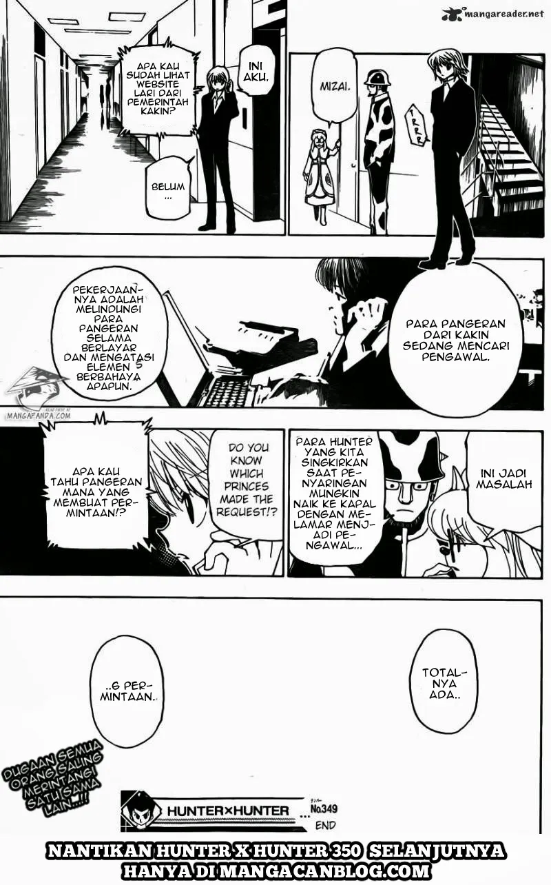 Hunter x Hunter Chapter 349