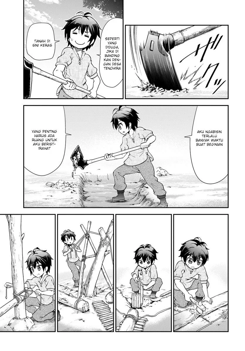 Tenohira Kaitakumura de Isekai Kenkouki ~Fueteku Yome-tachi to Nonbiri Mujintou Raifu~ Chapter 3