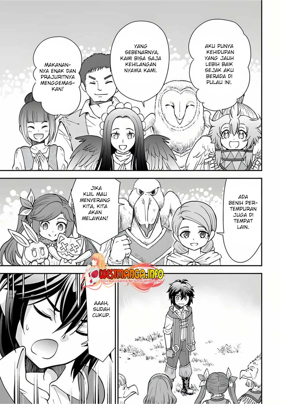 Tenohira Kaitakumura de Isekai Kenkouki ~Fueteku Yome-tachi to Nonbiri Mujintou Raifu~ Chapter 35