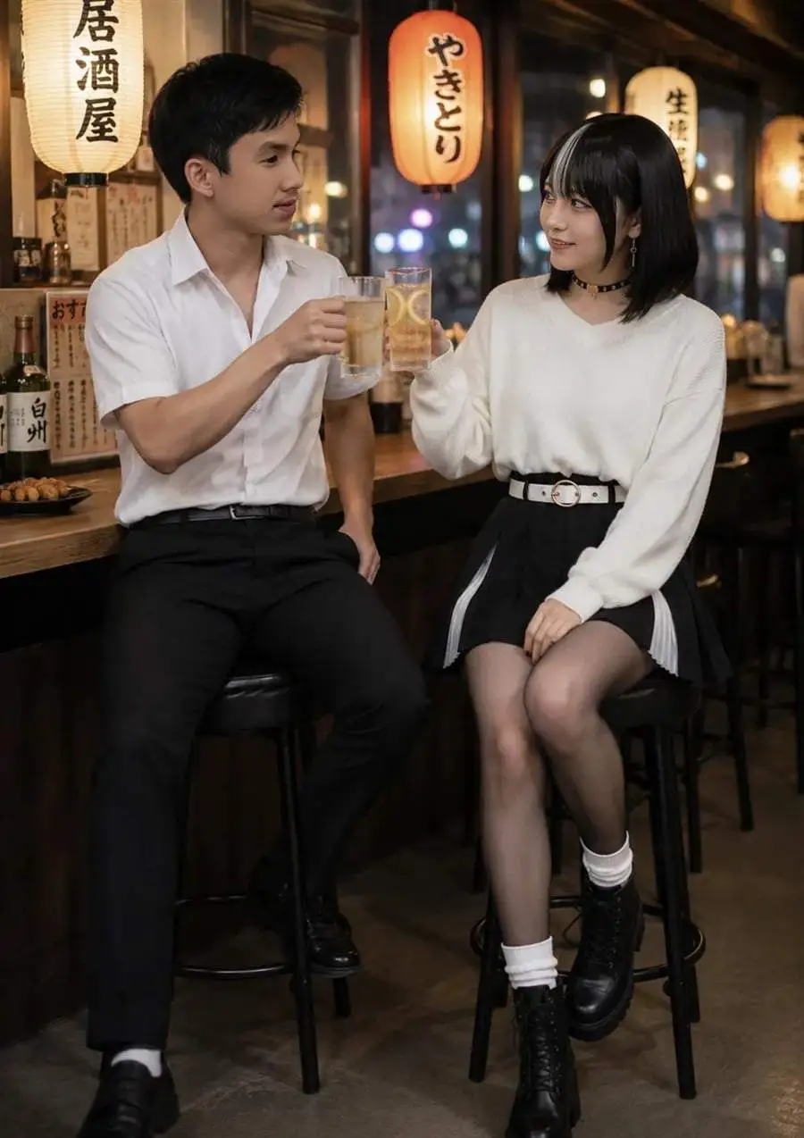 Tachi Nomi Izakaya De Kei Joshidaisei Ga Tonari Ni Kuru Hanashi Chapter 16