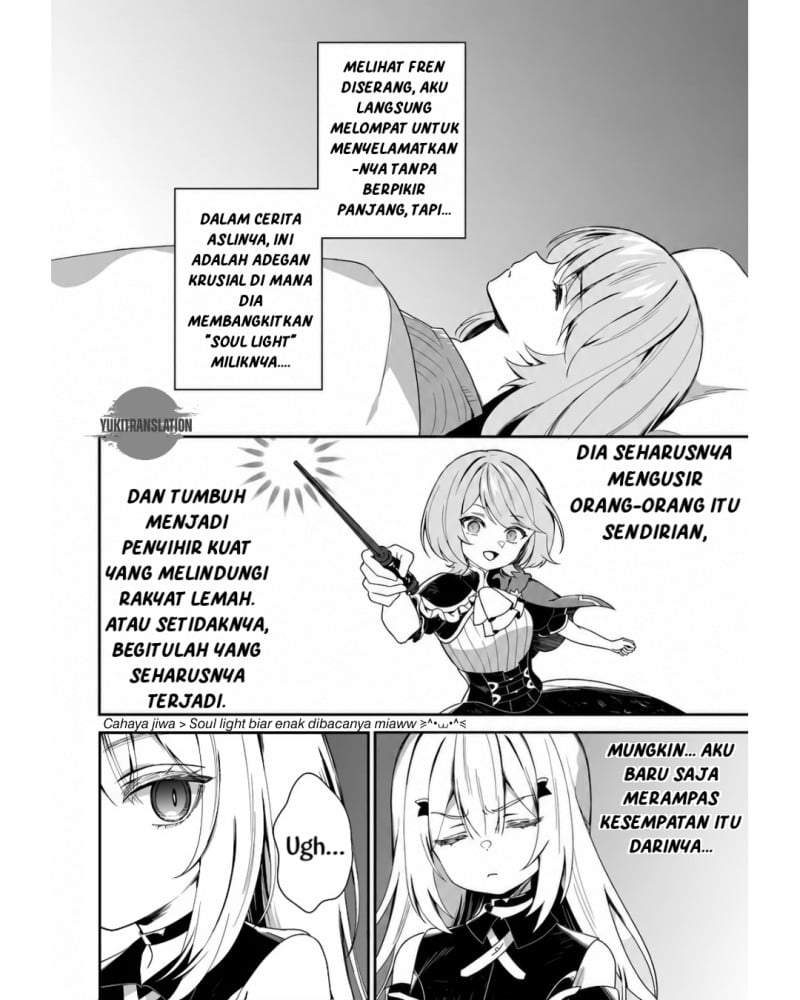 Shinigami Shoujo wa Kage kara Oshi o Nagametai: Akuyaku ni TS Tensei Shita kedo, Kossori Gensaku Chara o Kansatsu Shi ni Ikimasu! Chapter 2