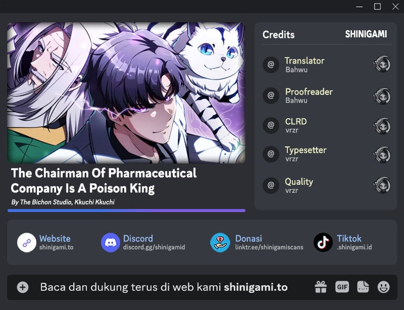 The Chairman Of Pharmaceutical Company Is A Poison King Chapter 22