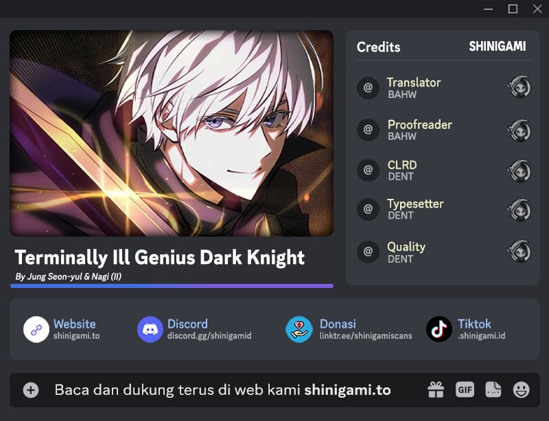 Terminally-Ill Genius Dark Knight Chapter 151