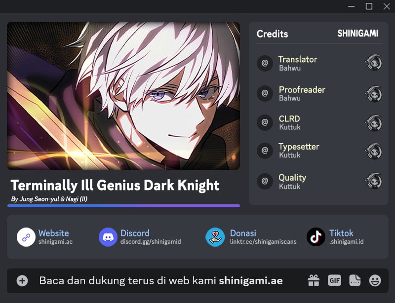 Terminally-Ill Genius Dark Knight Chapter 145