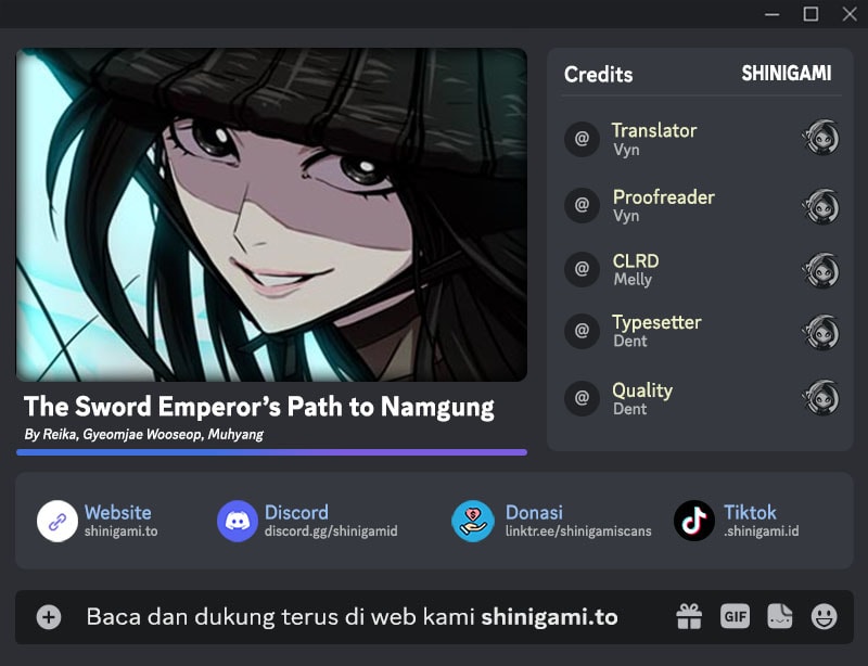 The Sword Emperor’s Path To Namgung Chapter 11