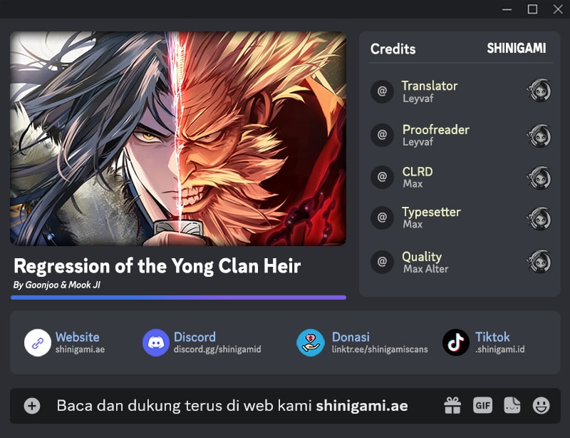 Regression Of The Yong Clan Heir Chapter 55