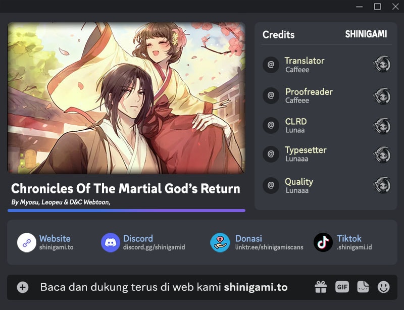 Chronicles Of The Martial God’s Return Chapter 168