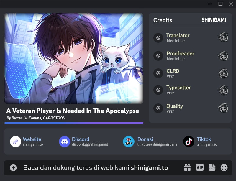 A Veteran Player Is Needed In The Apocalypse Chapter 11