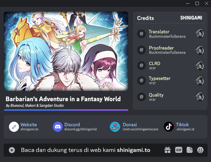 Barbarian’s Adventure In A Fantasy World Chapter 60
