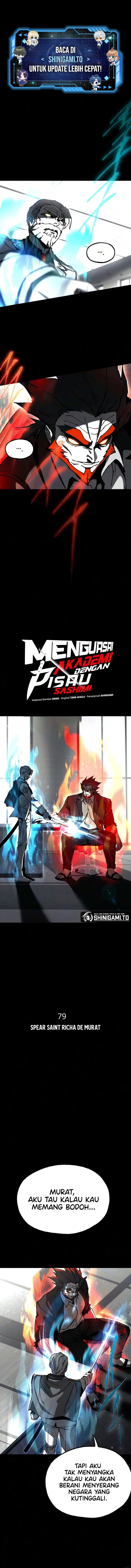 I Took over The Academy With a Single Sashimi Knife Chapter 79