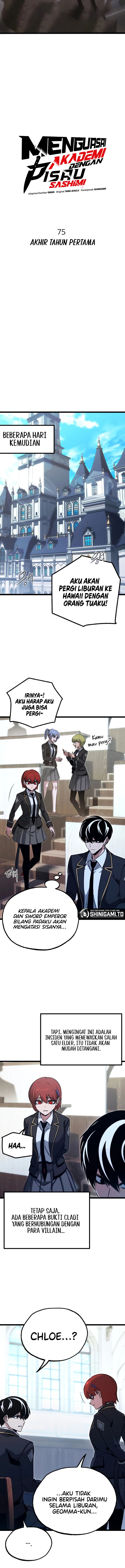 I Took over The Academy With a Single Sashimi Knife Chapter 75
