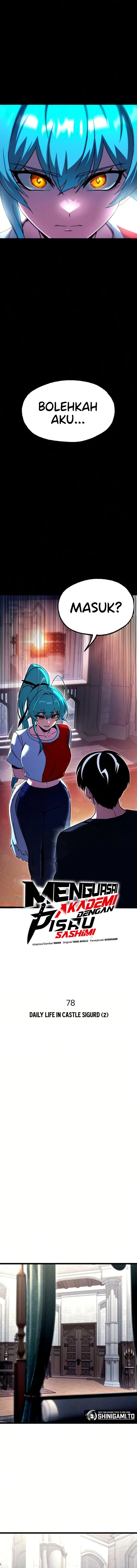 I Took over The Academy With a Single Sashimi Knife Chapter 78