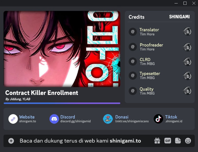 Contract Killer Enrollment Chapter 1