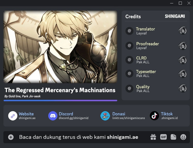 The Regressed Mercenary’s Machinations Chapter 89