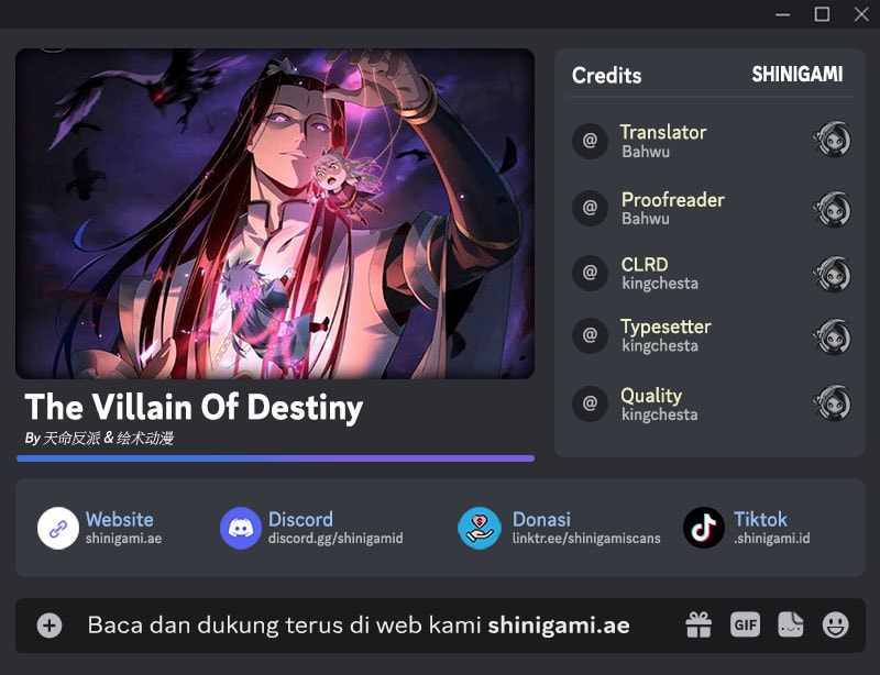 The Villain Of Destiny Chapter 332