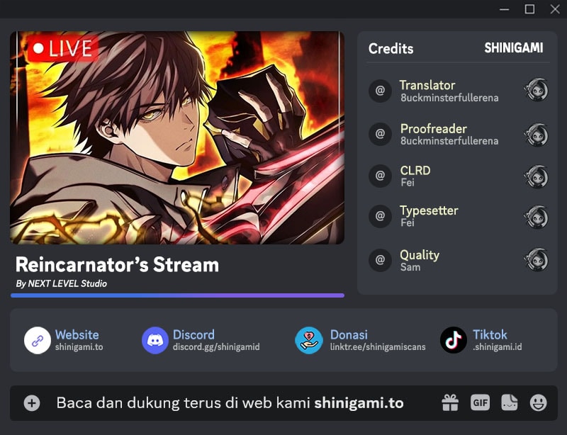 Reincarnator’s Stream Chapter 45