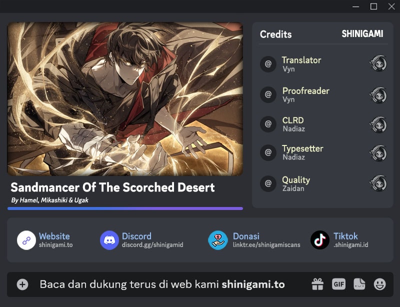 Sandmancer Of The Scorched Desert Chapter 13