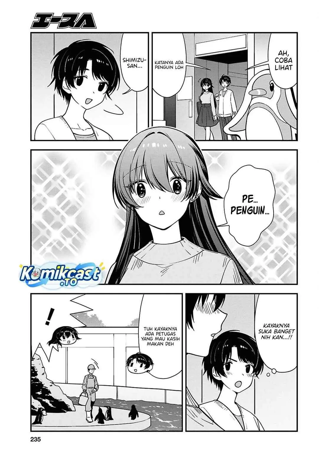 Tonari no Seki no Yankee Shimizu-san ga Kami o Kuroku Sometekita Chapter 20