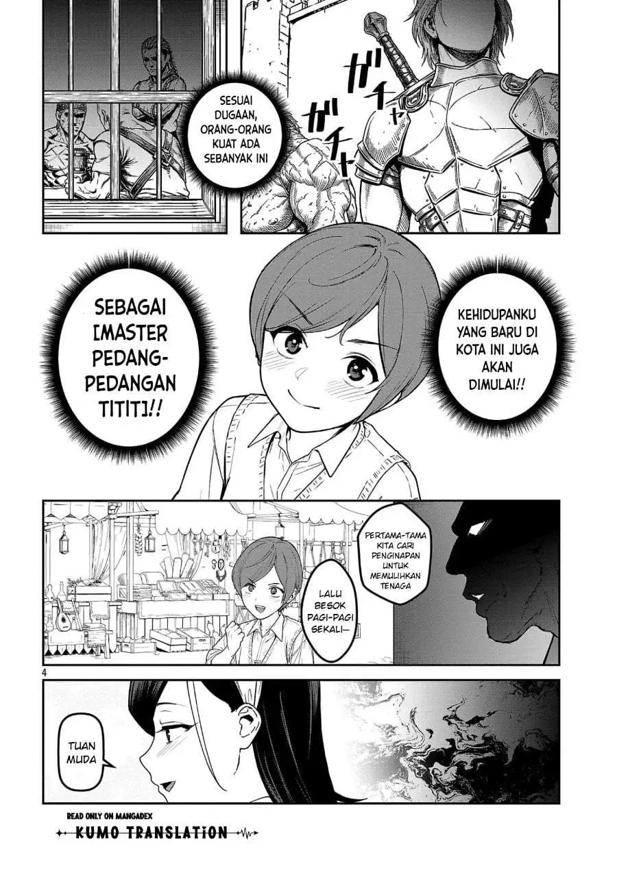 Tousan wa [Kensei], Kaasan wa [Kenshin], Boku wa [Ochi〇po Chanbara Master] Chapter 4