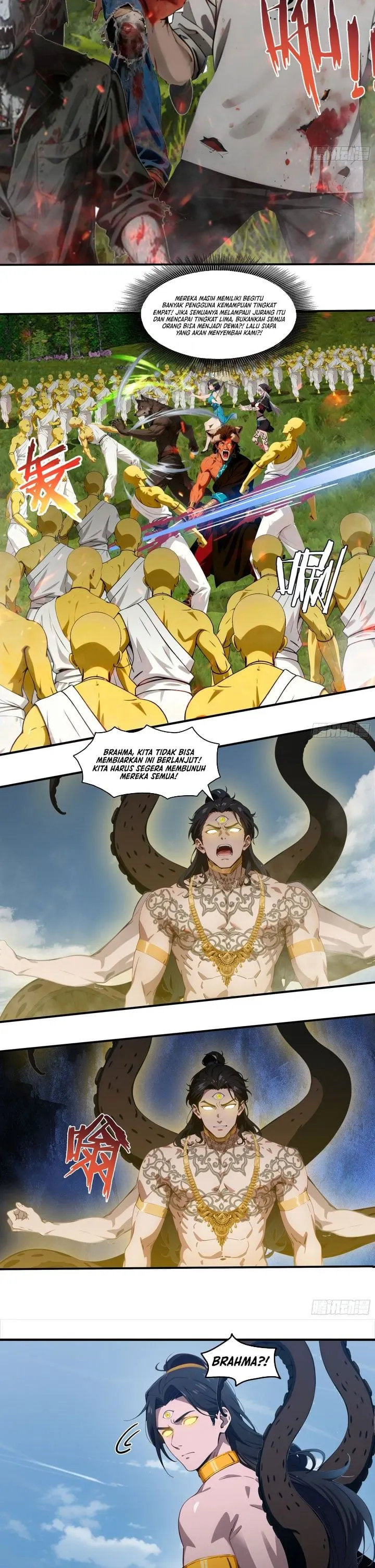 The Evil God Descends, I Own Great Hell Chapter 112