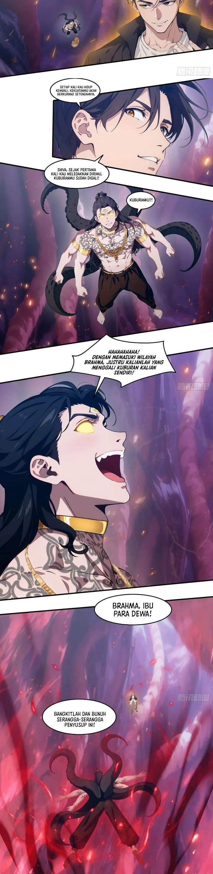 The Evil God Descends, I Own Great Hell Chapter 113